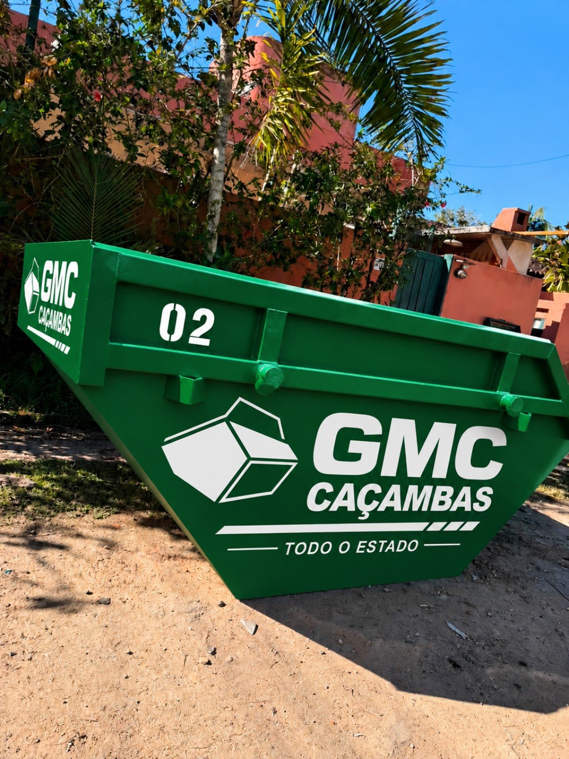 Caçamba GMC para pequenas reformas